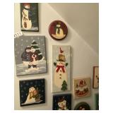 (12) Snowman pictures (Hand painted)