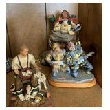 (2) Red Hats of Courage figures and more