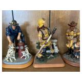 (3) Red Hats of Courage figures