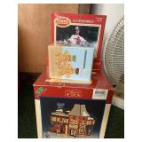 (3) Christmas village pieces, Gingerbread figures