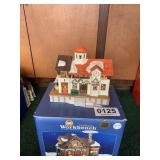 (3) Christmas village pieces