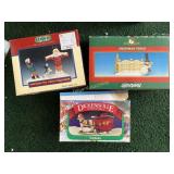 (6) Christmas porcelain figurines