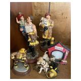 (5) Red Hats of Courage figurines