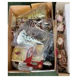 Christmas village pieces & more