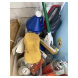 Dirt Devil, lightbulbs, spray paint, tote