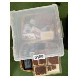 Tote, stamps, ink pad