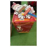 Lighted Santa & Misc Christmas decor