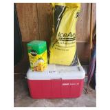 Coleman cooler and miscellaneous