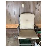 (2) Folding patio chairs and more