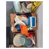 Misc plastic containers and more
