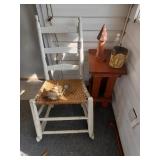 Rocking chair, wind chime and more
