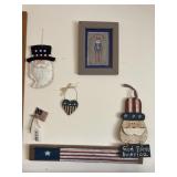 American flag wall decor