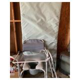 Twin size medical mattress, walker and more