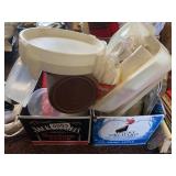 Plasticware, cups, tins and more