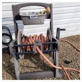 Water hose on reel
