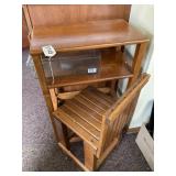 Small desk and chair 20"w , 12" d, 30" h