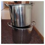 (2) Stock pots