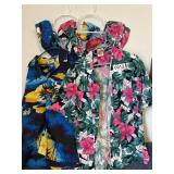 (2) Hawaiian dresses, (2) Hawaiian shirts