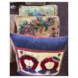 Pillows, towels, heating pad, more