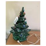 Lighted ceramic Christmas tree (17.5")