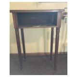 Small wooden desk/ stand (20"x12"x30")