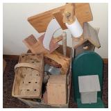 Baskets, birdhouse decor and more