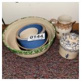 Crock bowls and more