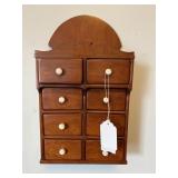 Hanging spice box (16" tall)