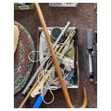 Cane, massager, furniture movers