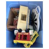 Fisher-Price toys and tote
