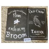 (2) Metal signs