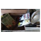 Boy scout handbook, spotlight, more