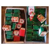 Large lot Christmas miniature ornaments
