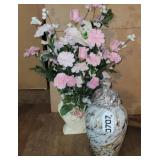 Haeger urn and artificial flower arrangement