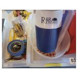 Storage tubs, miscellaneous hardware,
