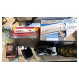Laminator, shredder, sunglasses, more