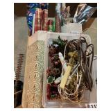 Christmas gift wrap, decor