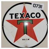 Enamel Texaco sign