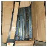 Template and box of drawer rails