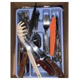 Misc flatware and kitchen utensils