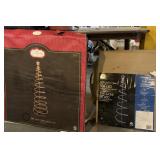 (2) spiral outdoor lights