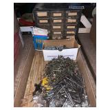Nails, screws, and organizer