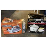 Rice Cooker, clothes iron