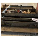 Tool box, drill bits, and more