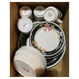 Sangostone dish set, China Pearl mugs