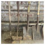 Shovels, hoe and more