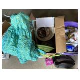 Dishes, girls dress, misc