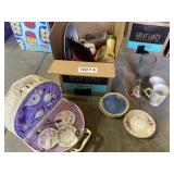 Misc dishes, childs tea set and more