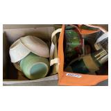 Serving bowls, tins and more