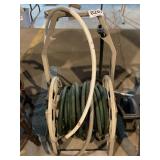 Garden hose on reel